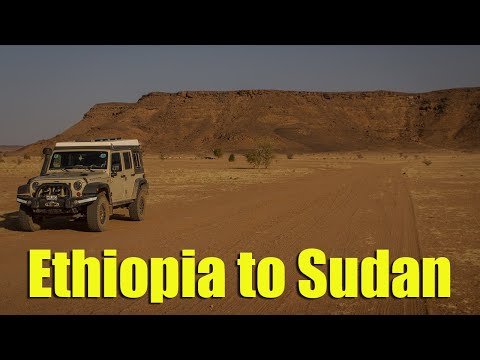 Tense times driving overland from Ethiopia to Sudan (Epic three year Africa circumnavigation! 50/53)