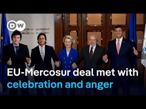 EU and Mercosur seal free trade agreement | DW News