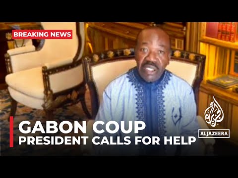 Gabon president calls for help after ouster in country’s first coup