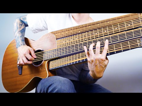 I built a 24 STRING guitar and it sounds UNREAL